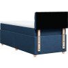 Box spring postel s matrací 80 x 200 cm textil [3288815] (Barva Tmavě šedá)