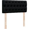 Box spring postel s matrací 80 x 200 cm textil [3286515] (Barva Tmavě šedá)