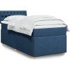Box spring postel s matrací 80 x 200 cm textil [3286515] (Barva Tmavě šedá)