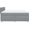 Box spring postel s matrací 180 x 200 cm textil [3288282] (Barva Tmavě šedá)