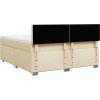 Box spring postel s matrací 180 x 200 cm textil [3288282] (Barva Tmavě šedá)