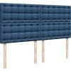 Box spring postel s matrací 180x200 cm textil [3294451] (Barva Černá)