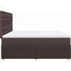 Box spring postel s matrací 180x200 cm textil [3294451] (Barva Černá)