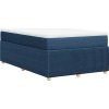Box spring postel s matrací 120x200 cm textil [3285565] (Barva Krémová)