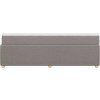 Box spring postel s matrací 120x200 cm textil [3285565] (Barva Krémová)