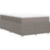 Box spring postel s matrací 120x200 cm textil [3285565] (Barva Krémová)