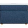 Box spring postel s matrací 100 x 200 cm textil [3285353] (Barva Tmavě šedá)