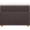 Box spring postel s matrací 100 x 200 cm textil [3285353] (Barva Tmavě šedá)