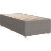 Box spring postel s matrací 100 x 200 cm textil [3294265] (Barva Krémová)