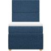 Box spring postel s matrací 100 x 200 cm textil [3294265] (Barva Krémová)