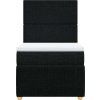Box spring postel s matrací 100 x 200 cm textil [3294265] (Barva Krémová)