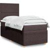 Box spring postel s matrací 100 x 200 cm textil [3294265] (Barva Krémová)