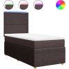 Box spring postel s matrací 100 x 200 cm textil [3294265] (Barva Krémová)