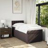 Box spring postel s matrací 100 x 200 cm textil [3288115] (Barva Černá)
