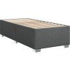 Box spring postel s matrací 100 x 200 cm textil [3292698] (Barva Modrá)