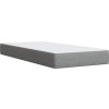 Box spring postel s matrací 100 x 200 cm textil [3285814] (Barva Tmavě šedá)