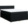 Box spring postel s matrací 140x190 cm textil [3287465] (Barva Světle šedá)