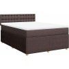Box spring postel s matrací 140x190 cm textil [3287465] (Barva Světle šedá)