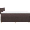 Box spring postel s matrací 140x190 cm textil [3287465] (Barva Světle šedá)