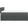 Box spring postel s matrací 140x190 cm textil [3287465] (Barva Světle šedá)