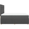 Box spring postel s matrací 140x190 cm textil [3292053] (Barva Černá)