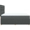 Box spring postel s matrací 140x190 cm textil [3292070] (Barva Krémová)