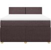 Box spring postel s matrací 140x190 cm textil [3289745] (Barva Tmavě šedá)