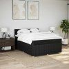 Box spring postel s matrací 140x190 cm textil [3289766] (Barva Tmavě šedá)