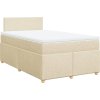 Box spring postel s matrací 120x190 cm textil [3288916] (Barva Taupe)