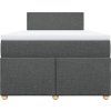 Box spring postel s matrací 120x190 cm textil [3288916] (Barva Taupe)