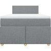 Box spring postel s matrací 120x190 cm textil [3288916] (Barva Taupe)