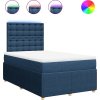 Box spring postel s matrací 120x190 cm textil [3294312] (Barva Tmavě hnědá)