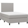 Box spring postel s matrací 120x190 cm textil [3269873] (Barva Modrá)