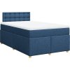 Box spring postel s matrací 120x190 cm textil [3288934] (Barva Tmavě šedá)