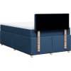 Box spring postel s matrací 120x190 cm textil [3288934] (Barva Tmavě šedá)
