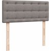 Box spring postel s matrací 120x190 cm textil [3288934] (Barva Tmavě šedá)
