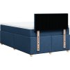 Box spring postel s matrací 120x190 cm textil [3288920] (Barva Tmavě šedá)
