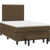 Box spring postel s matrací 120x190 cm textil [3270362] (Barva Světle šedá)