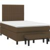 Box spring postel s matrací 120x190 cm textil [3270369] (Barva Světle šedá)