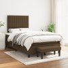 Box spring postel s matrací 120x190 cm textil [3270369] (Barva Světle šedá)