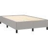 Box spring postel s matrací 120x190 cm textil [3270369] (Barva Světle šedá)