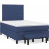 Box spring postel s matrací 120x190 cm textil [3270369] (Barva Světle šedá)