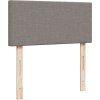 Box spring postel s matrací 90x190 cm textil [3286529] (Barva Tmavě šedá)