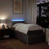 Box spring postel s matrací 90x190 cm textil [3289604] (Barva Světle šedá)