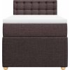 Box spring postel s matrací 90x190 cm textil [3289627] (Barva Černá)