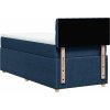 Box spring postel s matrací 90x190 cm textil [3289619] (Barva Tmavě šedá)