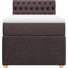 Box spring postel s matrací 90x190 cm textil [3289619] (Barva Tmavě šedá)
