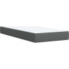 Box spring postel s matrací 90x190 cm textil [3289619] (Barva Tmavě šedá)