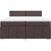 Box spring postel s matrací 200x200 cm textil [3289472] (Barva Taupe)