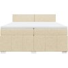 Box spring postel s matrací 200x200 cm textil [3289472] (Barva Taupe)